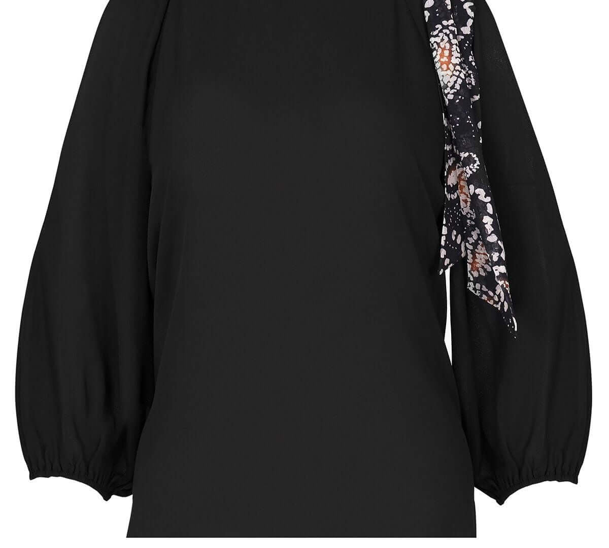 Women's Off Shoulder Slit Sleeve elastic Cuff Blouse Top, Open Shoulders Blouse JASPER Mode