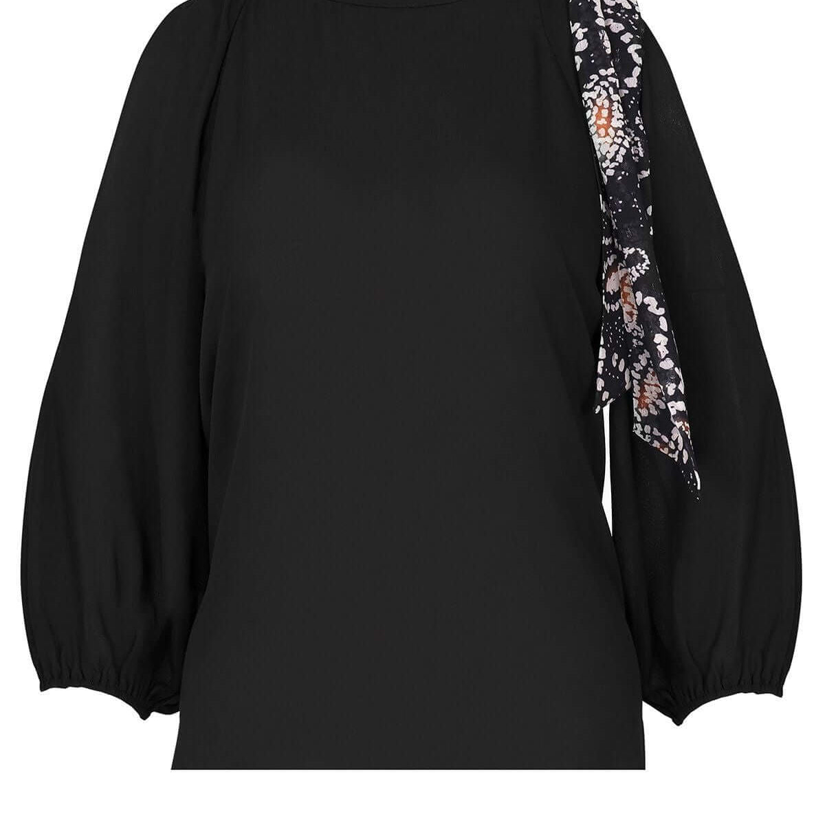 Women's Off Shoulder Slit Sleeve elastic Cuff Blouse Top, Open Shoulders Blouse JASPER Mode
