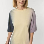 Oversized T-Shirt Dress Dip Dye, yellow t-shirt, oversized t-shirt, t-shirts