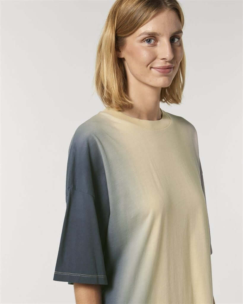 Oversized T-Shirt Dress Dip Dye 