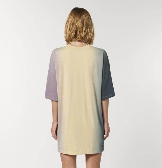 Oversized T-Shirt Dress Dip Dye, dip dye t-shirts, t-shirts plus size, t-shirts woman
