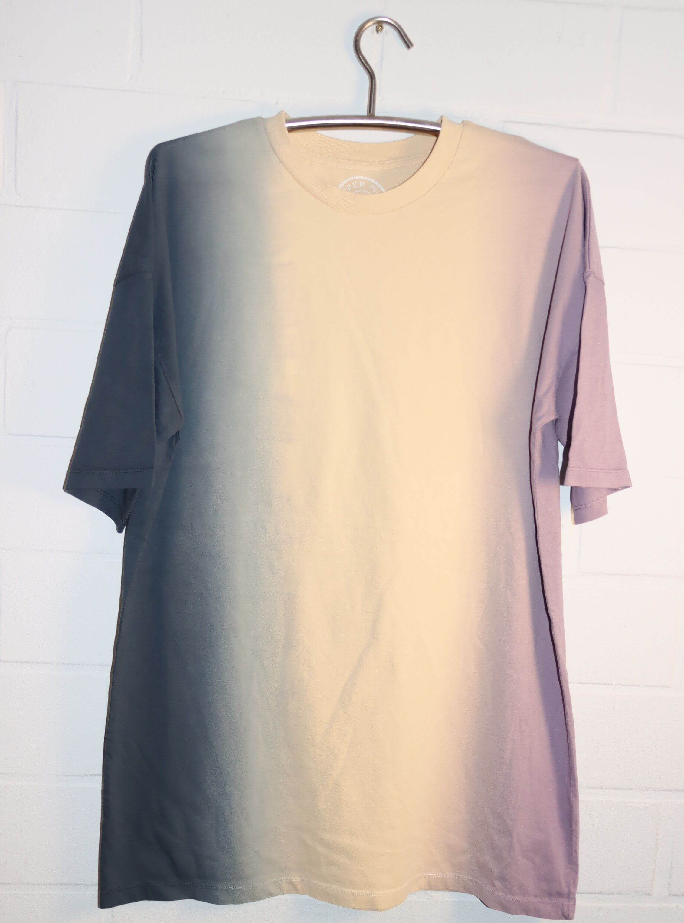 Oversized T-Shirt Dress Dip Dye 
