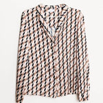 Geometric pattern shirt