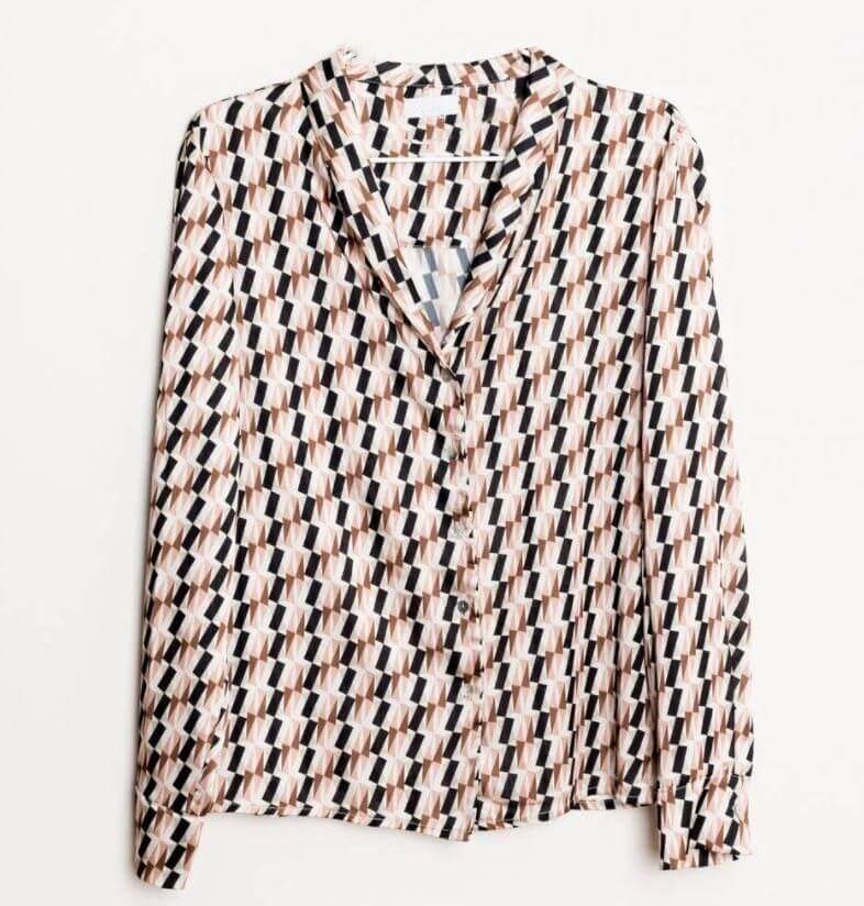 Geometric pattern shirt