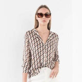 Pattern Shirt JASPER, Geometric pattern shirt