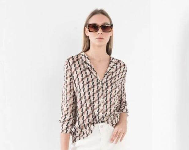 Pattern Shirt JASPER, Geometric pattern shirt