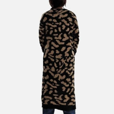 Paw Pattern Cardigan ,Long Cardigan
