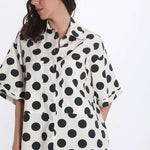 Polka Dots Cotton Shirt ,spots shirts, polka dot shirt