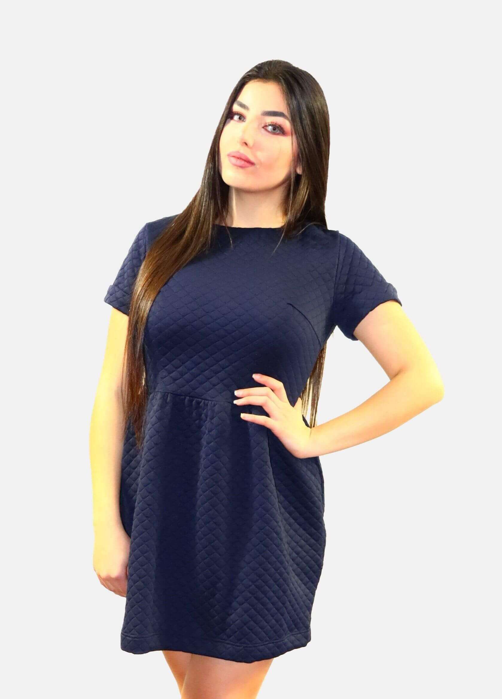 Prom Quilted Dress Mini dress, Navy dress ladies 
