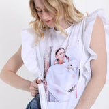 Puff Sleeves Cotton T-Shirt JASPER