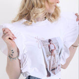 Puff Sleeves Cotton T-Shirt JASPER