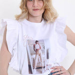 Puff Sleeves Cotton T-Shirt JASPER