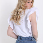 Puff Sleeves Cotton T-Shirt JASPER