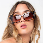 Rectangular Sunglasses woman