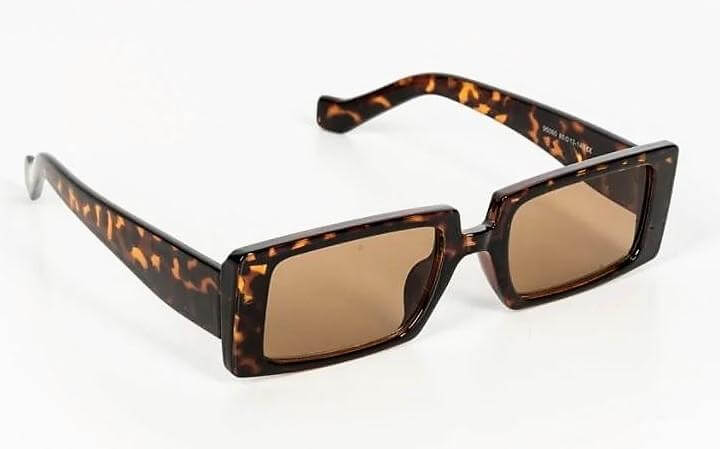 Rectangular Sunglasses brown