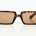 Rectangular Sunglasses brown