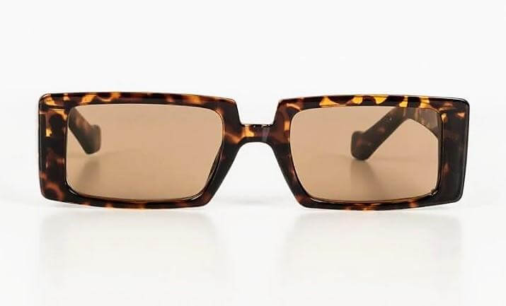 Rectangular Sunglasses brown