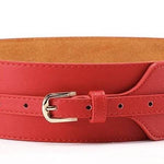 Red Leather Belt 