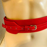 Red Leather Belt, belt woman