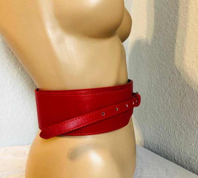 Red Leather Belt , belt