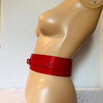 Red Leather Belt 