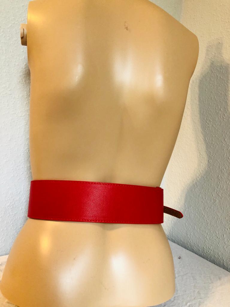 Red Leather Beltbelt leather woman