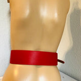 Red Leather Beltbelt leather woman