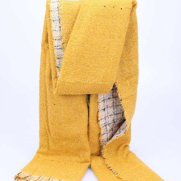 Reversible Fringe Scarf 