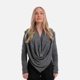 Ribbed Top with Leather , Top with leather, Top woman