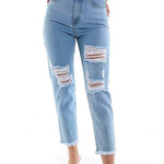 Ripped Denim Jeans JASPER