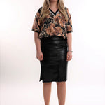 Rose Prints Blouse , blouse, top rose pattern