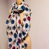 Shawl with Balloon Print, Shawl with Balloon Print, neck scarf, neck Shawl
