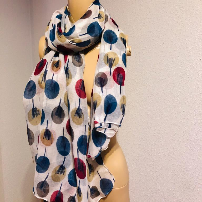 Shawl with Balloon Print, Shawl with Balloon Print, neck scarf, neck Shawl