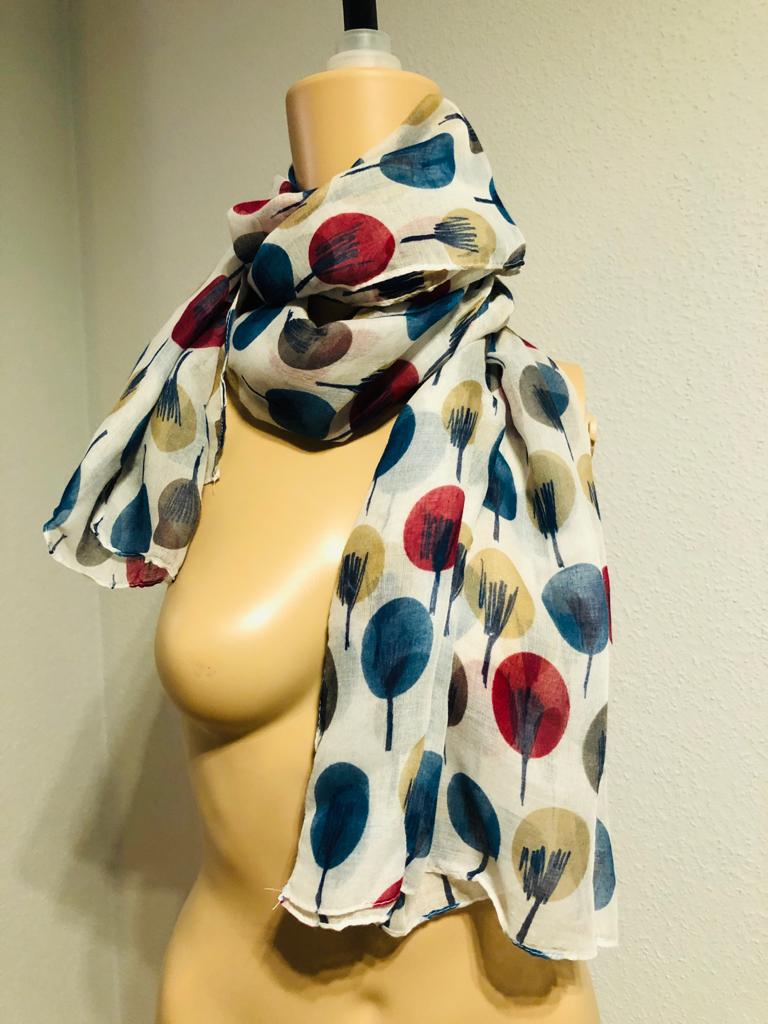 Shawl with Balloon Print , Shawl with Balloon Print, neck scarf, neck Shawl