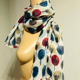 Shawl with Balloon Print , Shawl with Balloon Print, neck scarf, neck Shawl