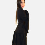 Short Gathers Dress ,Little Black Dress, flare dress, flare black dress, dress woman,