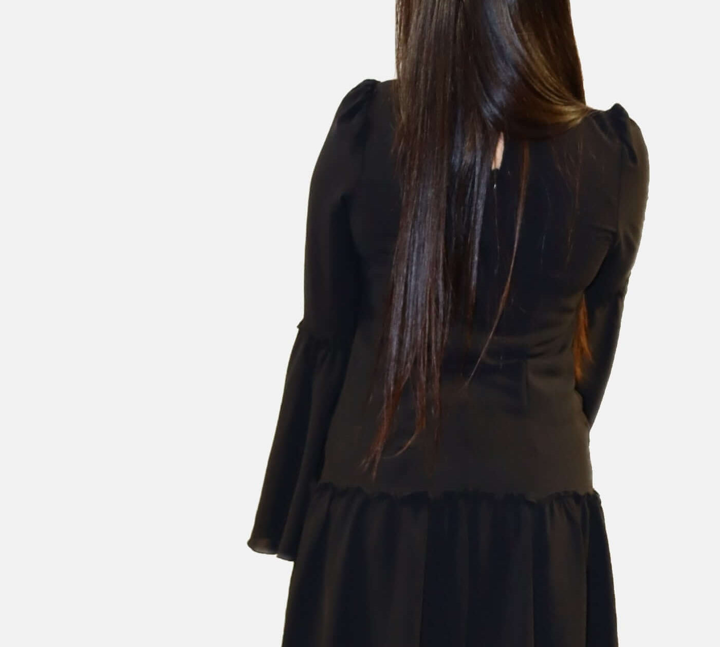 Short Gathers Dress , Little Black Dress, flare dress, flare black dress, dress woman,