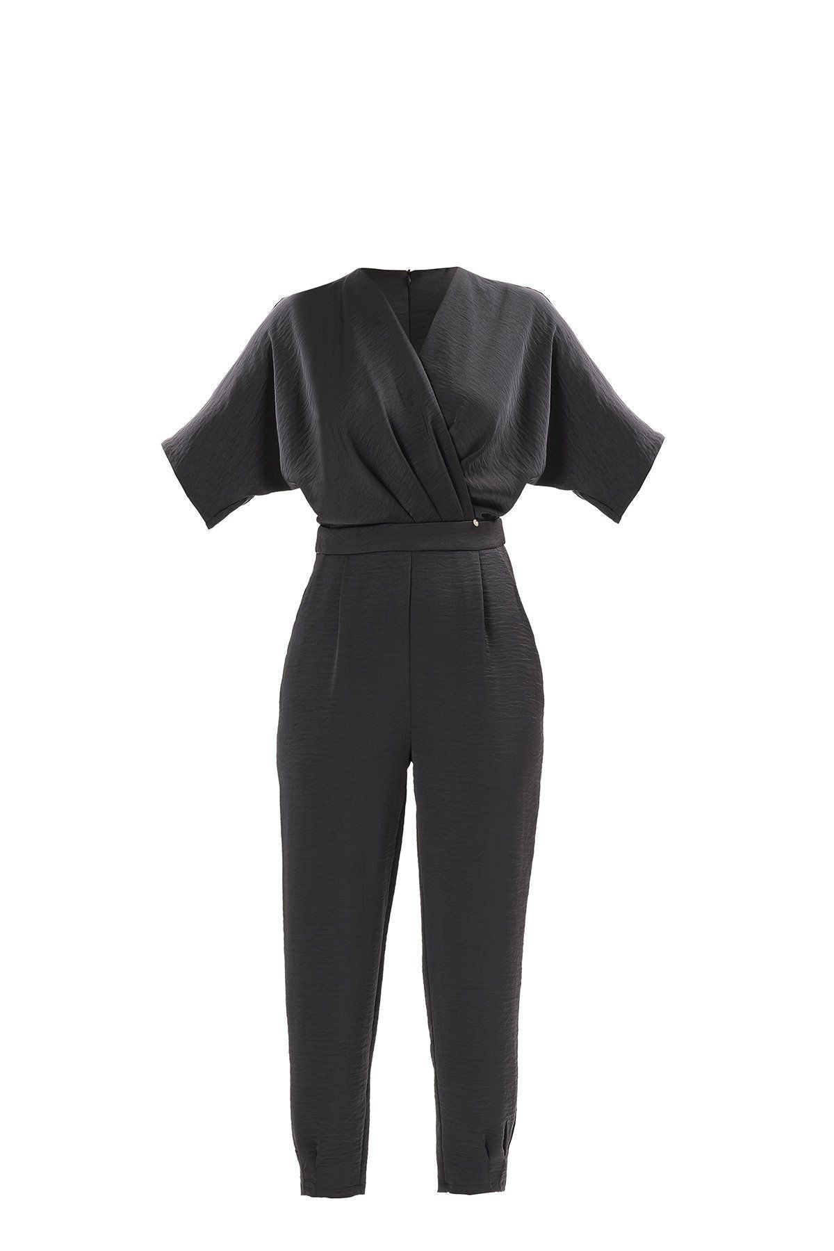 Short Sleeves Jumpsuit 