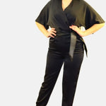 Short Sleeves Jumpsuit 