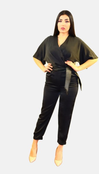 Short Sleeves Jumpsuit 