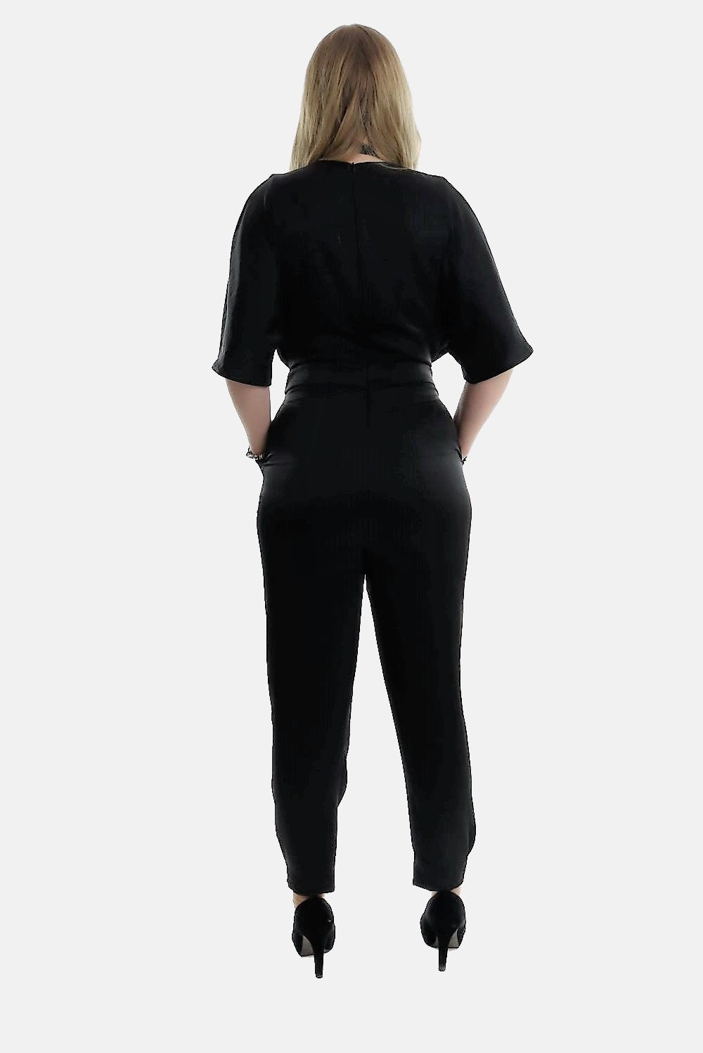 Short Sleeves Jumpsuit 
