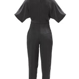 Short Sleeves Jumpsuit 
