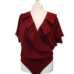 Shortsleeves Bodysuit darkred