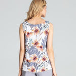 Sleeveless Floral Blouse Globaltex