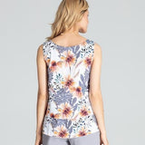 Sleeveless Floral Blouse Globaltex
