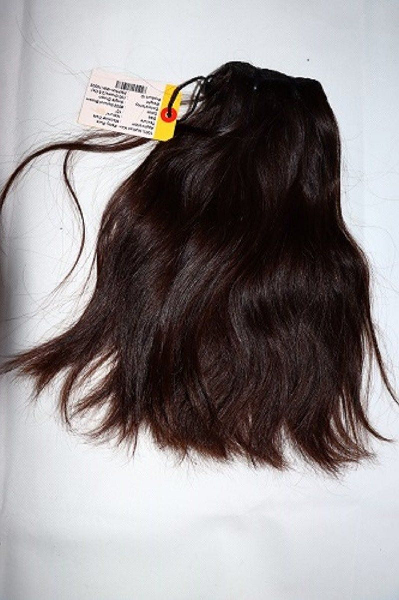 Straight Weave-in Extensions: 30cm/Dark Brown JASPER Mode, human hair extensions