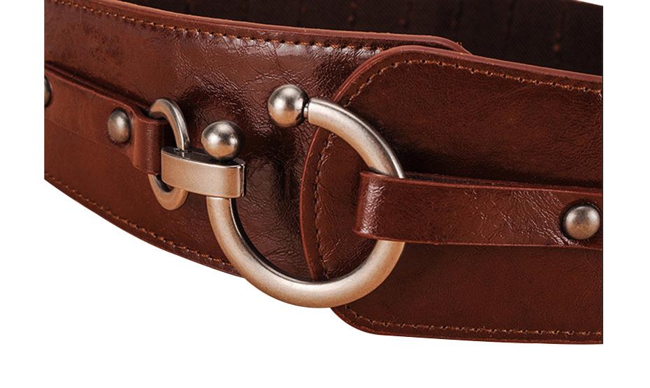 Stretch Leather Belt JASPER