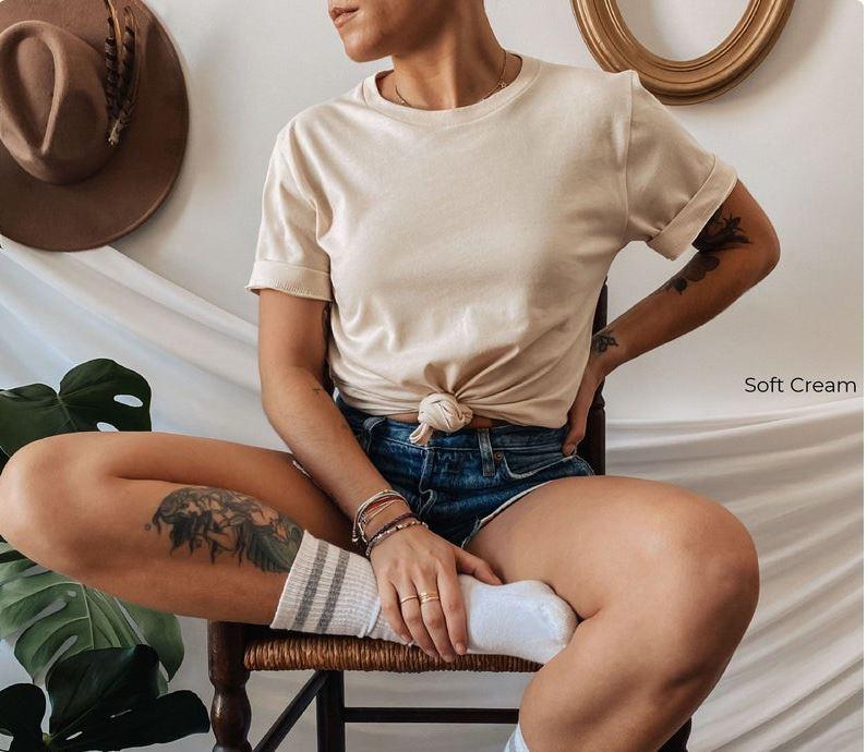 Tan T-shirts JASPER