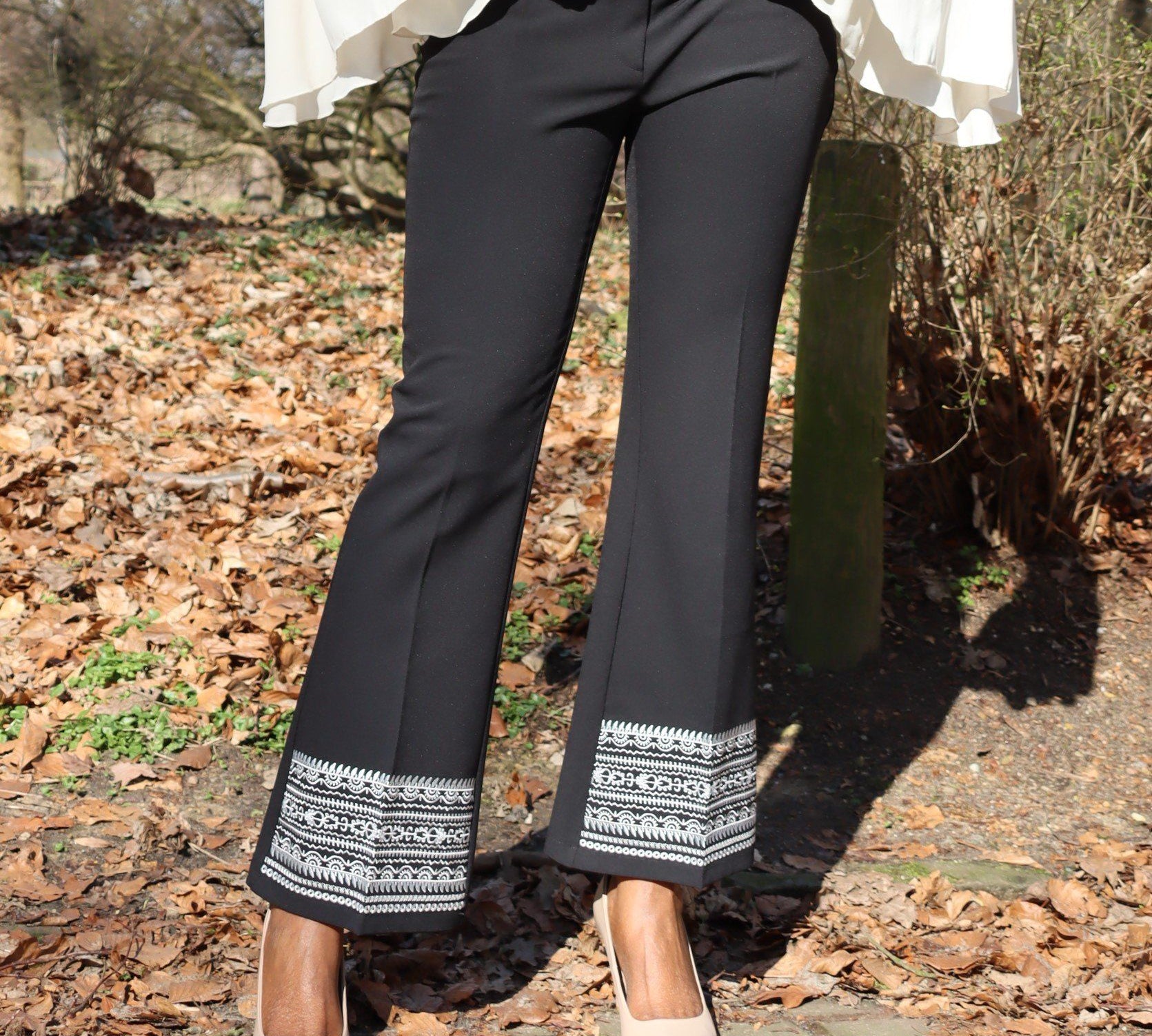 Trousers with Embroidery JASPER