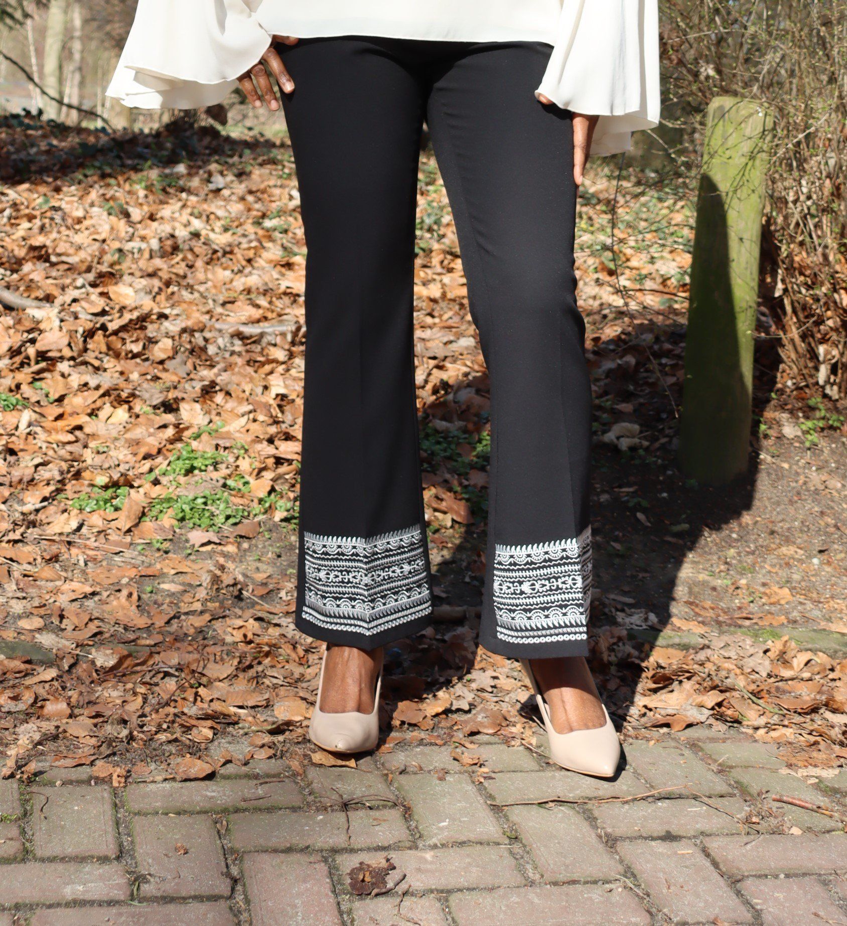 Trousers with Embroidery JASPER